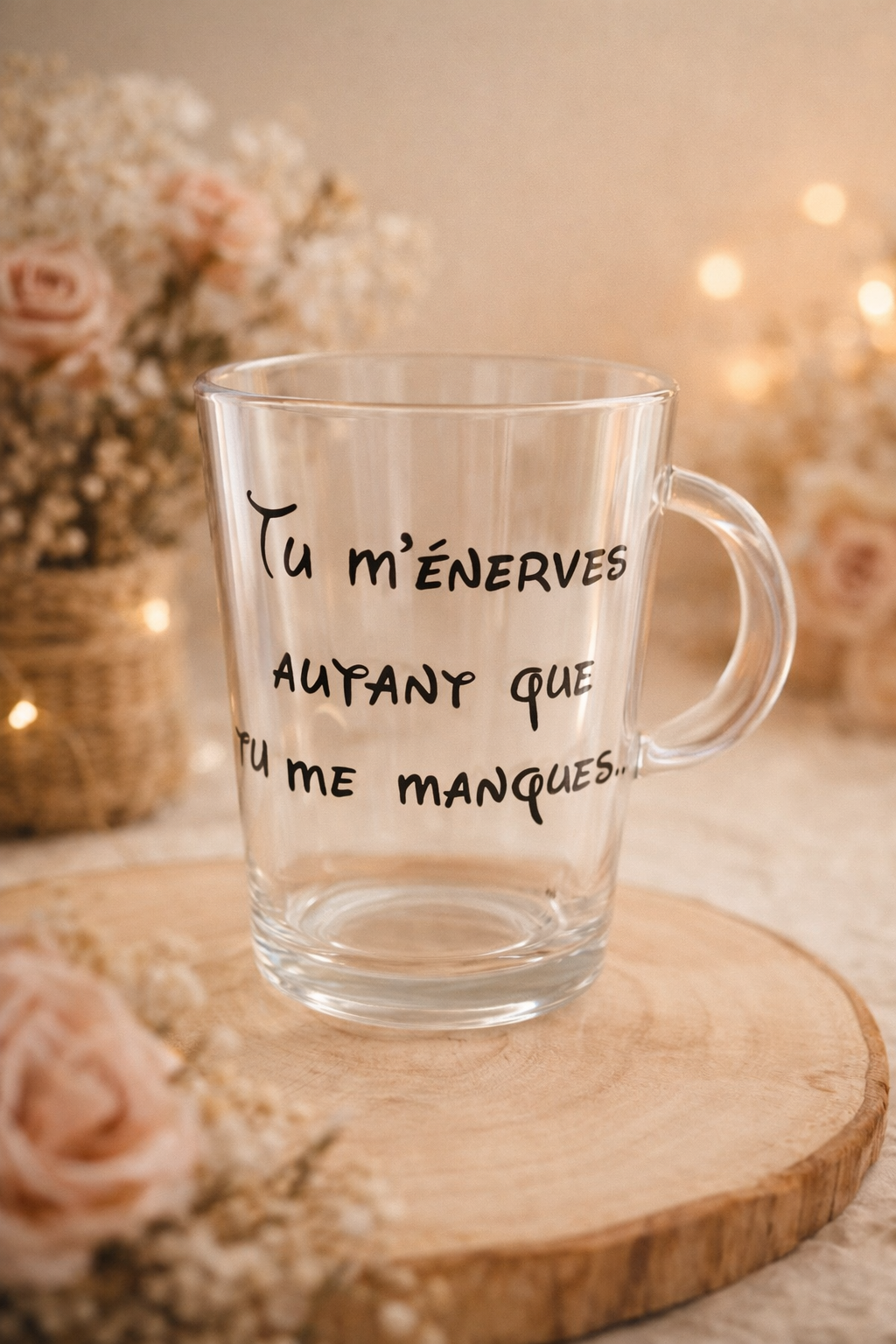 Mug personnalisé peint à la main message personnel Vendée